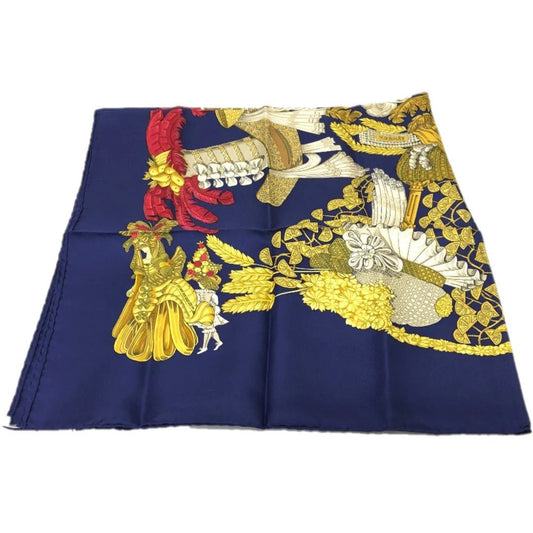 HERMÈS – Silk Scarf “Chapeau!” – Annie Faivre – 2007 – Made in France – 100% Authentic Pre - Owned mom - LLUXE.CA