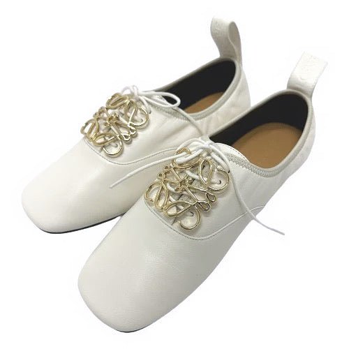 LOEWE – Leather Shoes – Model No. L814S02X10 / Anagram Soft Derby – Jonathan Anderson – 2022 – 100%Authentic Pre - Owned - LLUXE.CA