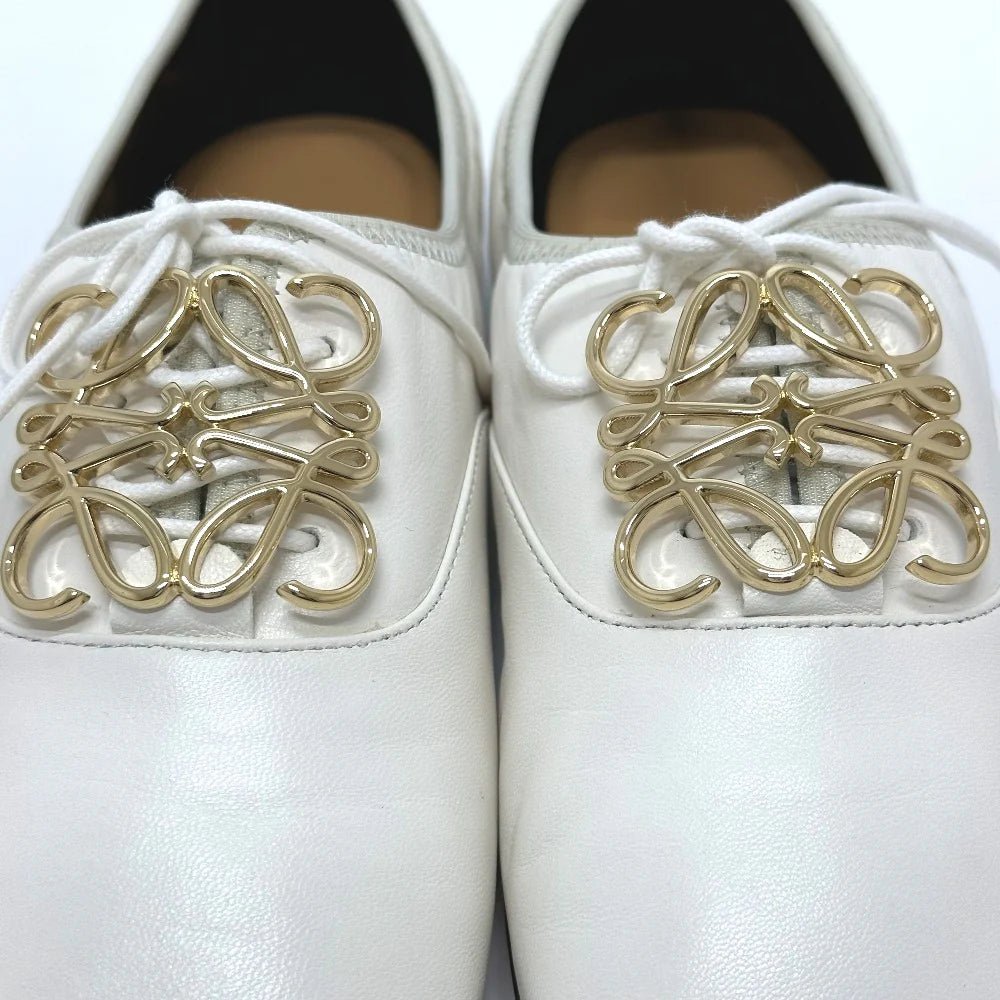 LOEWE – Leather Shoes – Model No. L814S02X10 / Anagram Soft Derby – Jonathan Anderson – 2022 – 100%Authentic Pre - Owned - LLUXE.CA