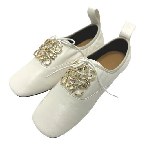 LOEWE – Leather Shoes – Model No. L814S02X10 / Anagram Soft Derby – Jonathan Anderson – 2022 – 100%Authentic Pre - Owned - LLUXE.CA