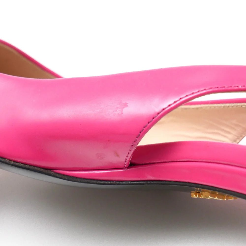 PRADA – Pumps – Pink Leather – Miuccia Prada – Circa 2015 – 100% Authentic Pre - Owned - LLUXE.CA