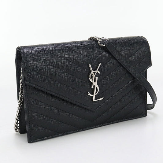 SAINT LAURENT – Envelope Cassandra Chain Wallet – Model No. 742920 – Anthony Vaccarello – 2023 – 100% Authentic Pre - Owned Item No.: usdsl95273011 - LLUXE.CA