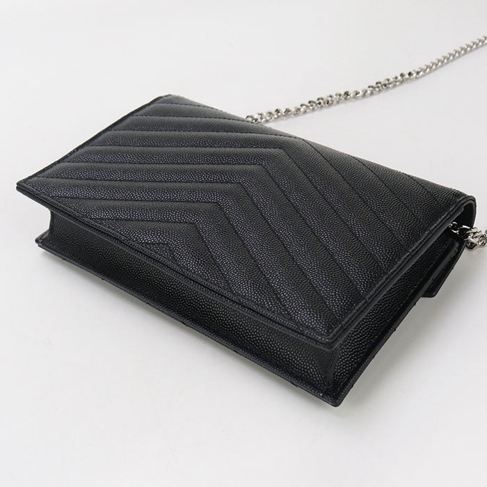 SAINT LAURENT – Envelope Cassandra Chain Wallet – Model No. 742920 – Anthony Vaccarello – 2023 – 100% Authentic Pre - Owned Item No.: usdsl95273011 - LLUXE.CA