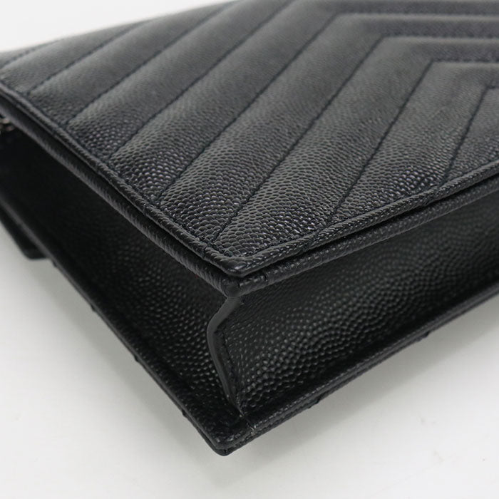 SAINT LAURENT – Envelope Cassandra Chain Wallet – Model No. 742920 – Anthony Vaccarello – 2023 – 100% Authentic Pre - Owned Item No.: usdsl95273011 - LLUXE.CA