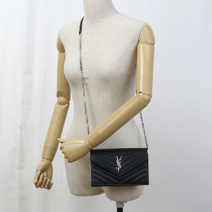 SAINT LAURENT – Envelope Cassandra Chain Wallet – Model No. 742920 – Anthony Vaccarello – 2023 – 100% Authentic Pre - Owned Item No.: usdsl95273011 - LLUXE.CA