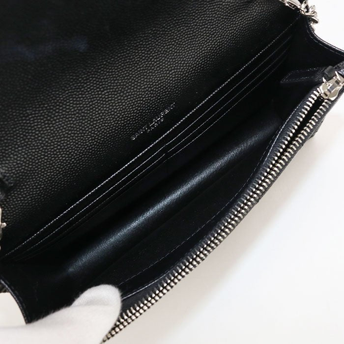 SAINT LAURENT – Envelope Cassandra Chain Wallet – Model No. 742920 – Anthony Vaccarello – 2023 – 100% Authentic Pre - Owned Item No.: usdsl95273011 - LLUXE.CA