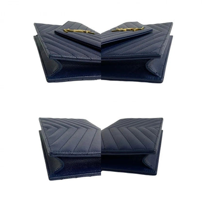 SAINT LAURENT – Envelope Wallet Bag – YSL Logo Metal – Designed by Anthony Vaccarello – 2019 – 100% Authentic Pre - Owned Item No.: 250116pgh89 - 7 - LLUXE.CA