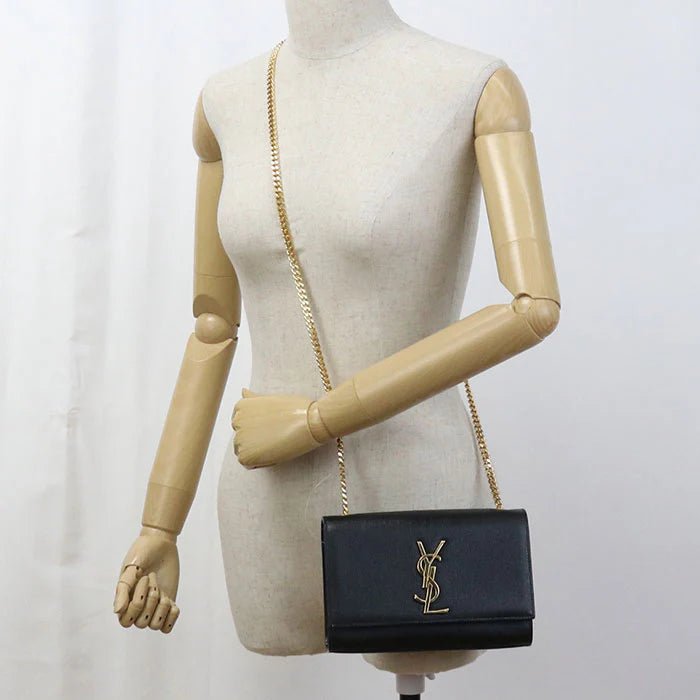 SAINT LAURENT – Small Chain Kate Shoulder Bag – Model No. 469390 – Hedi Slimane – 2016 – 100% Authentic Pre - Owned - LLUXE.CA