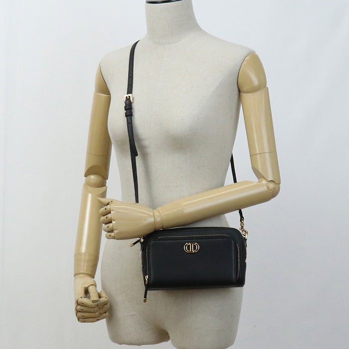Christian Dior        Karo Double Pouch  by Maria Grazia Chiuri 2022 – 100% Authentic Pre-Owned Condition