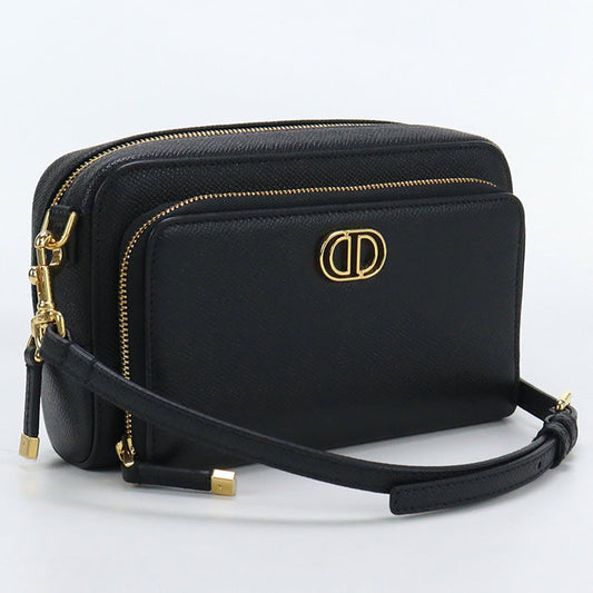 Christian Dior        Karo Double Pouch  by Maria Grazia Chiuri 2022 – 100% Authentic Pre-Owned Condition