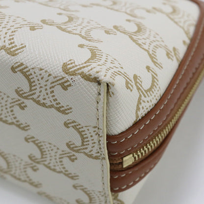 CELINE Triomphe Clutch with chain Pre owned Authentic