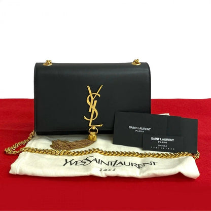 YVES SAINT LAURENT – Cassandra YSL Logo Shoulder Bag – Designed by Anthony Vaccarello – 2018 – 100% Authentic Pre - Owned Item No.: 654a203243869 - LLUXE.CA